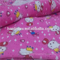 alibaba china market CVC 32X12 40X44 44" printed cheap flannel fabric